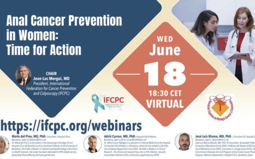 IFCPC Webinar; Anal Cancer Prevention in Women: Time for Action