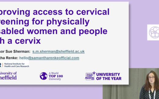 Improving access to cervical screening for physically disabled women and people with a cervix