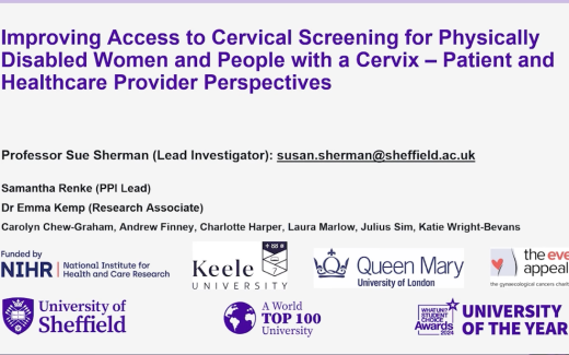 Improving Access To Cervical Screening For Physically Disabled Women & People With A Cervix