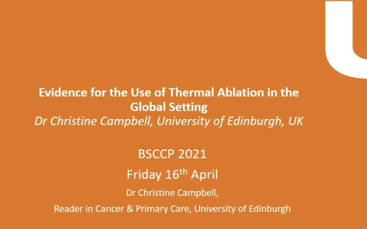 Evidence for The Use of Thermoablation in The Global Setting and Updated WHO Guidelines For Providers